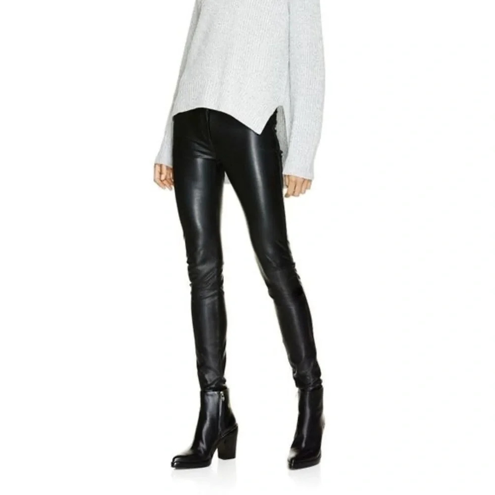 Wilfred Rebelle  Faux Leather Pant/Legging Black size Small